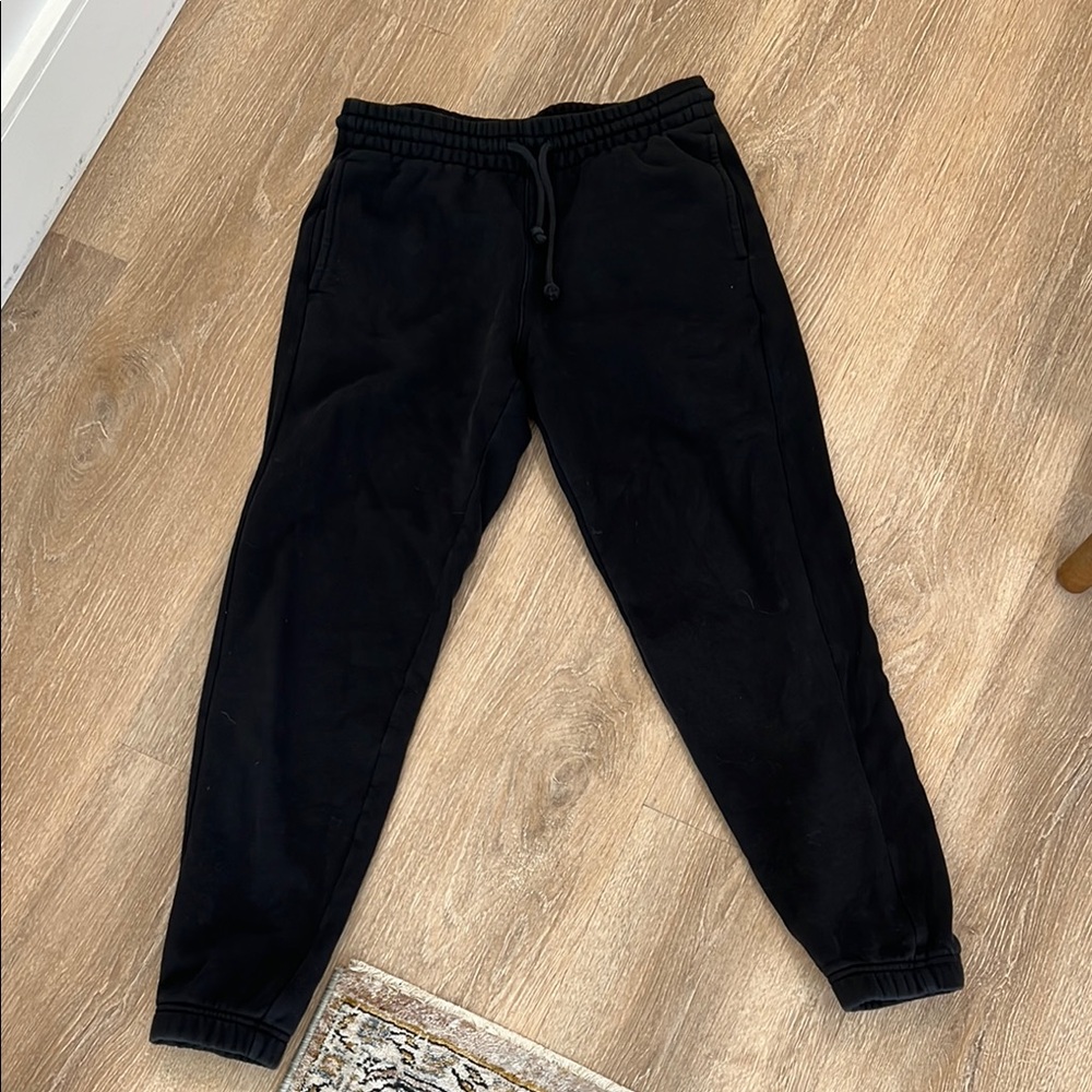 Aritzia cozy AF joggers (black)